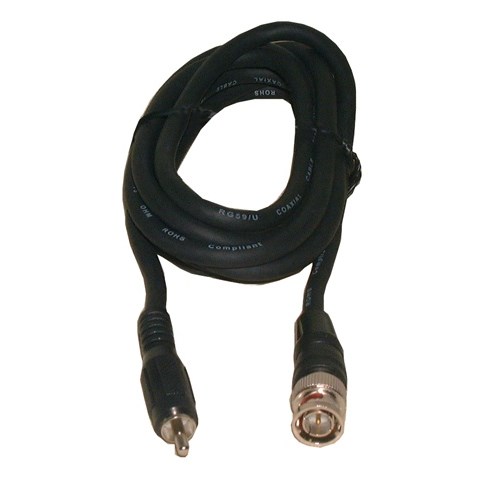 CABLE,COAX,BNC PLG/RCA PLG, 6FT