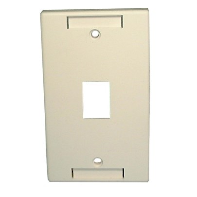 WALLPLATE,CAT5,1-GANG,1PORT