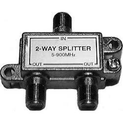 SPLITTER,COAX,2-WAY,HYBRID,5-900MHZ,BULK