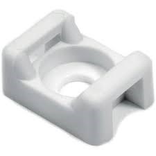 MOUNT,CABLE TIE,.25 HOLE,WHITE