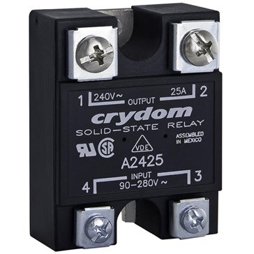 RELAY,SOLID STATE,SPST-NO,80-530V,25A