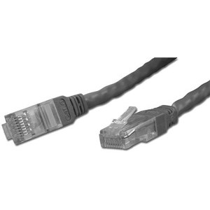 PATCH CABLE,CAT6,15',GY,BOOTED