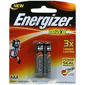 BATT, MAX ALKALINE, AAA-2