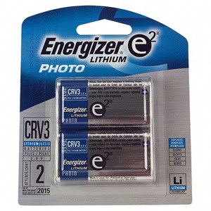 BATT, CRV3, LITHIUM,CAMERA,3V, 2-PACK