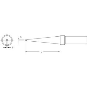 TIP,SOLDER,SCREWDRIVER,.046IN,FOR EC1201