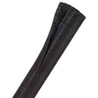 WOVEN WRAP,1/2IN,BLACK,75FT PER ROLL