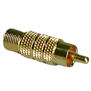 ADAPTER,AUDIO,F-F TO RCA-M,GOLD PLATED