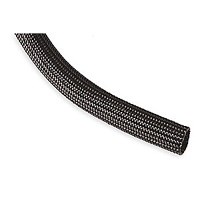 SLEEVING,FIBERGLASS,1/4IN DIA,BLACK