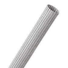 SLEEVE,FIBERGLASS,HI-TEMP,5/8,SILVER