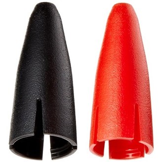 PROBE TIP CAP SET, RED AND BLACK