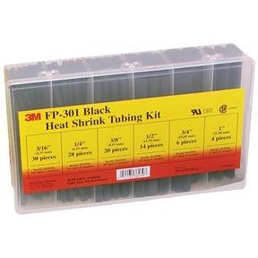 HEAT SHRINK,KIT,ASST SIZES,BLK