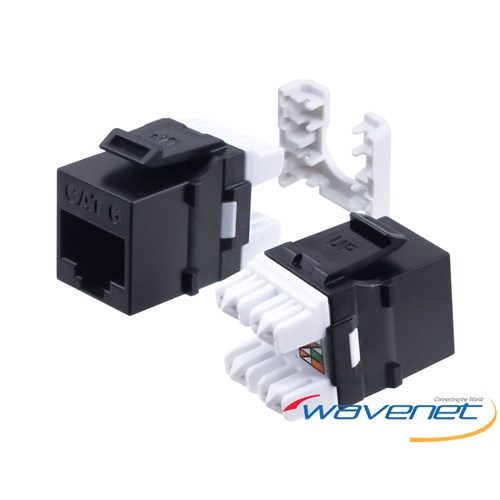 KEYSTONE  INSERT,CAT6,BLACK