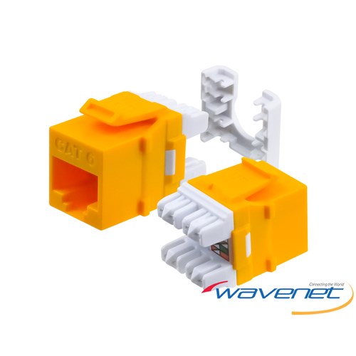 KEYSTONE INSERT,CAT6,YELLOW,