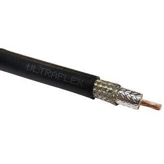 WIRE,COAX,50 OHM,TPE JACKET,BLACK,ULTRA