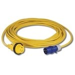 16A 230V CORDSET, 10 M W/EUROPEAN