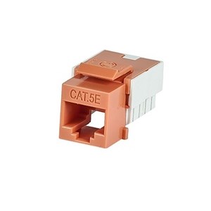 KEYSTONE INSERT,CAT5E,ORANGE