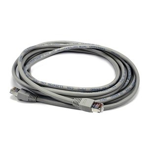 CABLE,CAT5E,15FT,GRAY,SHIELDED TWISTED