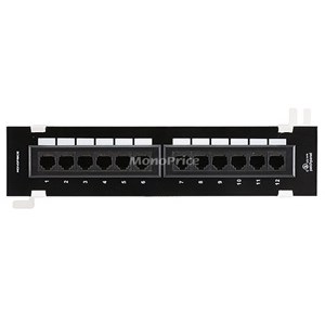 PATCH PANEL,12 PORT,CAT.6,110 TYPE,568AB