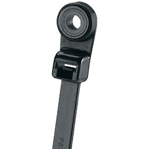 TIE,WIRE,15.1IN,W/1/4IN SCREW MNT,BLACK