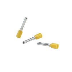 FERRULE,4 AWG,YELLOW,INSULATED