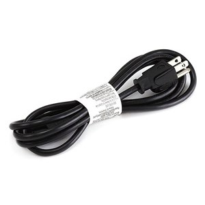 CORD,18/3,6FT,BLACK JACKET,PVC