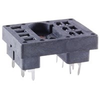 RELAY,SOCKET,10 PIN,BLADE,PC MOUNT