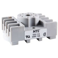 RELAY,SOCKET,8 PIN,OCTAL,DIN RAIL MOUNT