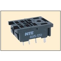 RELAY,SOCKET,11 PIN,BLADE,PC MOUNT