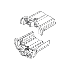 CONN,RECEPT,2 POS,HOUSING,PANEL MOUNT