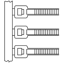 TIE,WIRE,4.0IN,NAT,500/PKG