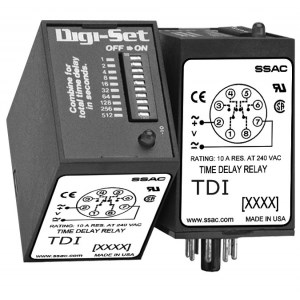 RELAY,TIMER,DPDT,120/240VAC,10A,1-1023