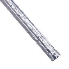 SLEEVING,FIBERGLASS,3/8IN ID,SILVER,