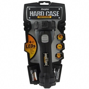 FLASHLIGHT,4AA,LED,BRITE WHITE LIGHT