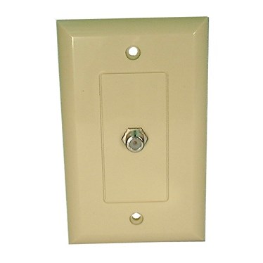 WALLPLATE,COAX,F-81,DECEP,