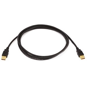 CABLE,USB,A MALE/A MALE,6FT,BLACK