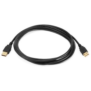 CABLE,USB,A MALE/A MALE,10FT,BLACK