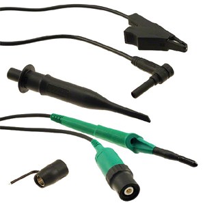 INDUS.VOLT.PROBE SET 500MHZ 10:1 GREEN