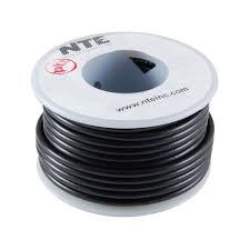 WIRE,HOOK-UP,24AWG,BLACK,STRANDED,100FT