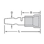 156 MALE BULLET PLUG AVIKRIMP A569