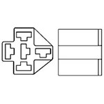 VCF4-1001=CONNECTORHOUSING