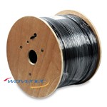 WIRE,CAT6,SHIELDED,DIRECT BURIAL,BLACK,