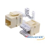 KEYSTONE INSERT,CAT6,LT ALMOND