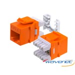 KEYSTONE INSERT,CAT6,ORANGE