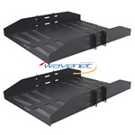 SHELF,RACK,2 PACK,BLACK POWDER COATED